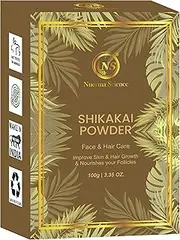 Nuerma Science Organic Shikakai Powder (Acacia Concinna) For Hair Cleaning, Conditioning & Complete Hair Care - 100 GM