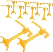 LRXIYODE 10PCS Crane Set Realistic Manual Construction Vehicle for Indoor Enhances Creativity Coordination Fine Motor Skills