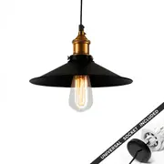 Snap Lighting Baxter Black Downlight to Pendant Light Conversion Kit 300mm