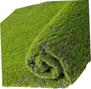 ibasenice Artificial Moss Fake Lawn Turf Micro Landscape Prop for Bonsai Fish Tank Garden Decor Realistic Faux Moss for Indoor and Outdoor DIY Landscaping Light