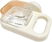 Parakeet Food Dish, Portable Bird Feeder Bowls, Chinchilla Cage Accessories, Water Bowls with Clip for African Greys, 3.39 x 2.87 x 1.73 Inches