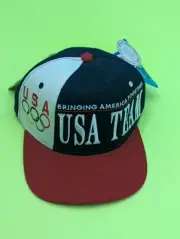 Vintage Team USA Starter Hat Olympic SnapBack Bringing America Together 90s