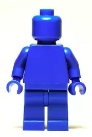 NEW LEGO - Figure - Monochrome - Blue Minifigure - GENUINE LEGO monofig mono