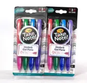 2 Packs Crayola Take Note 3 IN 1 Ombre 4 Count Washable Gel Pens
