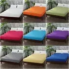 Soft Microfiber Bed Fitted Sheet Bed Sheet Polyester & Cotton Double Queen King