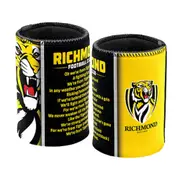Richmond Tigers AFL Team Song Can Cooler Stubby Holder