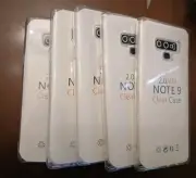 Samsung Galaxy SM Note 9 Clear Phone Case LOT OF 5