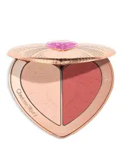 Charlotte Tilbury Pillow Talk Beauty Soulmates Airbrush Flawless Finish Brightening & Blush Powder Palette