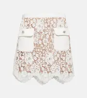 [Self-Portrait] Self-Portrait Lace miniskirt AU 8 white