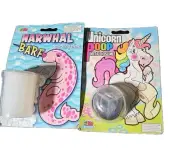 2 Pack Slime NARWHAL UNICORN New Metallic Sparkling