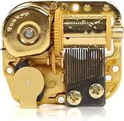 Youtang Sankyo 18 Note Windup Silver Plating Clockwork Mechanism DIY Music Box Movement,Tune:Jingle Bells