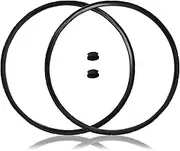 09985 Pressure Canner Sealing Ring - For Presto Pressure Cooker 0174510 0175107 0178410 0175510 0178107 Fits 16QT/18QT/23QT (Include Overpressure Plug) - 2 Pack