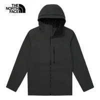 在飛比找momo購物網優惠-【The North Face 官方旗艦】北面男款深灰色防風