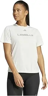 [adidas] KMD91 Women's Short Sleeve T-Shirt, Les Mills Graphic Short Sleeve T-Shirt
