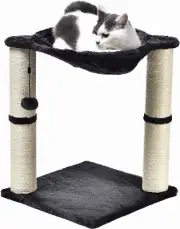 Cat Condo Tree Tower with Hammock Bed and Scratching Post