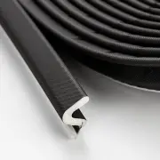 Soundproof Weather Stripping Door Seal for Large Gaps - Easy Install Black Foam