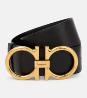 Ferragamo Gancini high-waist leather belt