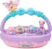 Hatchimals CollEGGtibles, Family Spring Toy Basket with 6 Bunny Characters, Kids Toys for Girls Ages 5 and up