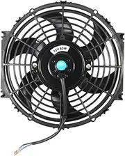 10" INCH Electric Fan KIT Oil Cooler Radiator Automotive Universal Slim Cooling 12V 80W Fan and kit