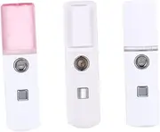 PLAFOPE Facial Steamer Portable Face Steamer Care Abs Non-slip 60s Timer Moisturizer Random Color