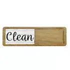 Dishwasher Magnet Clean Dirty Contrast Color Sign Easy-to-read