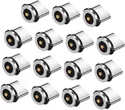 NOLITOY 15pcs Rotatable Magnetic USB C Adapter Tip Head for Type C Charging Cable Aluminum Magnetic Connector for Data Transfer and Fast Charging Durable and Convenient Design