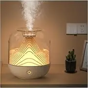 Humidifiers for Bedroom, Cool Mist Humidifiers for Babies,Small Battery Operated Desk Humidifier, Top Fill Air Humidifier for Plants with Auto Shut Off