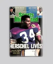Herschel Walker Lives Vikings Sports Illustrated 1989 2"X3" Fridge MAGNET nfl