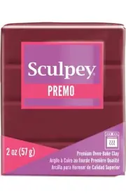 Premo Sculpey 2oz Alizarin Crimson Polymer Clay Oven Bake Modeling Clay NEW Red