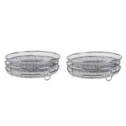 2Pcs Air Fryer Accessories for Foodi Dehydrating Rack Steaming Rack2774