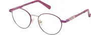 [Barrow] VBA025 0321 Oro Rose' C/Parti Fuxia Lucido 50/18/140 Unisex Glasses, 0321 Oro Rose' C/Parti Fuxia Lucido, 50/18/140