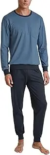[CALIDA] Men's Relax Essentials Pyjama Set, Coronet Blue