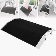 Wheelchair Ramp, High3/8cm Door Threshold ramp, Non Slip Bridge Threshold Ramp for Doorways for Patio Door, Shed Door, Sliding Door,660Lbs Capacity(70 * 90 * 8cm)