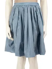 Blue Knee-Length Skirt