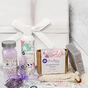 The Spa Relaxation Bath Package Pamper Perfect Gift with a Bath Bomb, Salt, Scrub, All Natural Soap and so much more (Main)