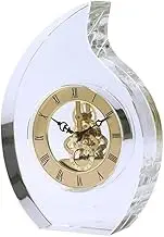 Table Clock Mechanical Crystal Glass Desk Clocks Living Room Office Decorations Creative Home Table Clock Decor Clocks