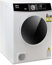Laundry Dryer, Tumble Family Clothes Dryer, Fully Automatic with Duct Tube for Home Indoor Laundry 9KG