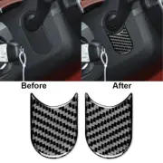 For Porsche 718 Boxster Cayman Carbon Fiber Control Car Light Switch Cover Trim (for: Porsche)