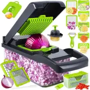 Manual Vegetable Cutter 5 in 1 Food Chopper Safe Not Hurting Hands Kitchen Gadg