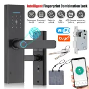 7-in-1 Smart Door Lock WiFi Alexa Bluetooth Electronic Keyless Fingerprint Lock