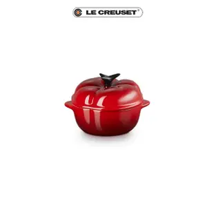 【Le Creuset】瓷器蔬果系列造型烤盅 大蒜/蕃茄/蘋果/黃椒(4款造型選1)