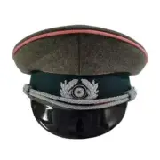 WW2 German Uniform Heer Panzer Officer Visor Cap All Sizes Available