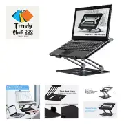Adjustable Laptop Stand for Desk Aluminum Computer Stand for Laptop Riser Hol...