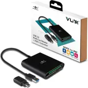 Vlink USB 3.0 Super Speed Multi-Card Reader for Micro SD/SD/SDHC/SDXC/CF Cards