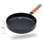 T Non-stick Frying Pan Iron Pan Iron Skillet Cookware Deep Frying Pan Iron