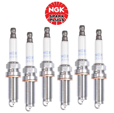 Spark Plugs Laser Iridium Plug 6pcs NGK OEM for Jaguar F-Pace F-Type XE XF XJ (for: Jaguar)