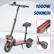 1000W Adult Electric Scooter 50KM/H Foldable 60KM Off Road Bike with Seat