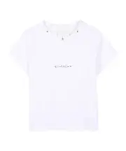 logo-embroidered short-sleeve t-shirt 2,3,9M,6,18M,6M,24M,12M white