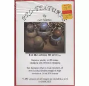 "Pro-Textures by Leo Martin" CD-ROM 10-Disc Set Merlin's Software SEALED 1992