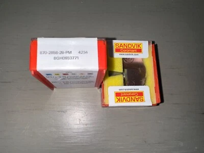 Sandvik Coromant 870-2858-28-PM4234 REPLACEABLE HEAD CARBIDE INSERTS QTY 1
